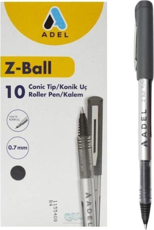 Z-Ball 0.7 Mm Roller Kalem Siyah 10 Adet