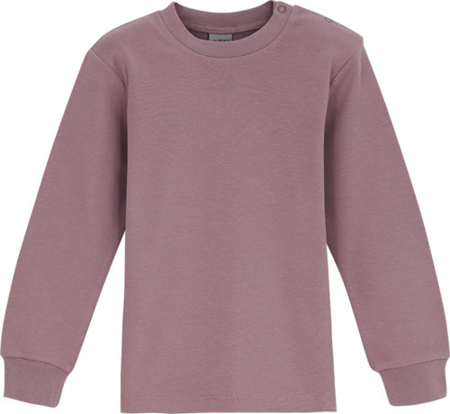 Gül Kurusu Basic Kız Bebek Çıtçıtlı Yaka Kışlık Uzun Kollu Tişört