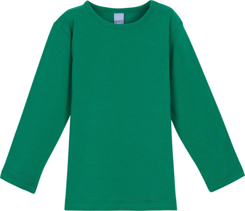 Yeşil Basic Kışlık Çıtçıtlı Uzun Kollu Bebek Tişört