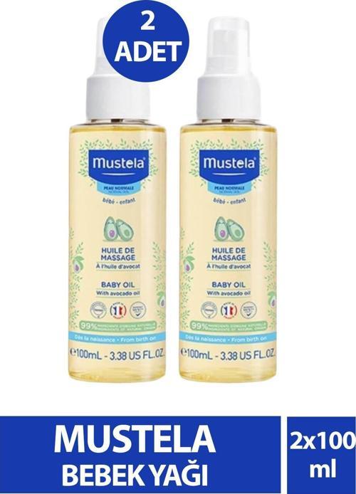 Baby Massage Oil Nemlendirici ve Rahatlatıcı Bebek Yağı 100 ml 2 Adet