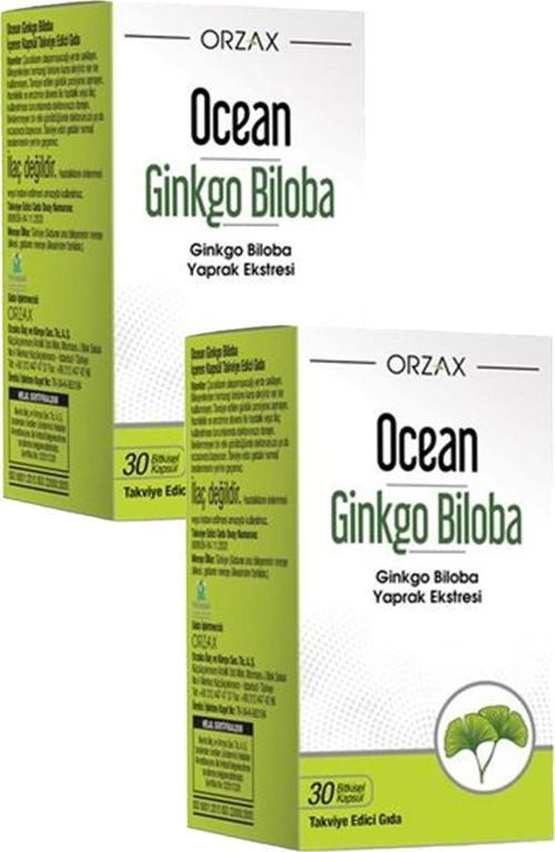 Ocean Ginkgo Biloba 30 Kapsül 2 Adet