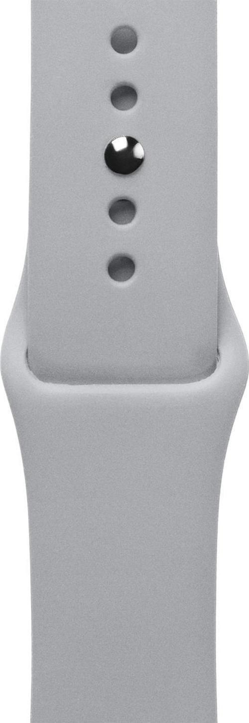 42-49mm Yeni Nesil Apple Uyumlu Akıllı Saat Kordonu Silikon Gri