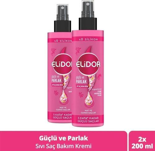 Superblend Sıvı Saç Bakım Kremi Güçlü Ve Parlak E Vitamini Makademya Yağı Kolajen 200 Ml X2