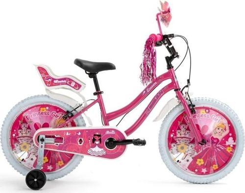 QUEEN KIZ ÇOCUK BİSİKLETİ 30CM V 20 JANT METALİK PEMBE PEMBE
