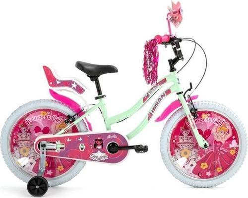 QUEEN KIZ ÇOCUK BİSİKLETİ 30CM V 20 JANT MİNT YEŞİL PEMBE