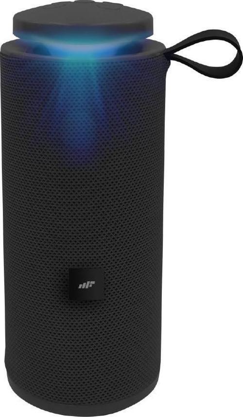 MFB204 Taşınabilir Kablosuz Bluetooth LED Ambiyans Aydınlatmalı Speaker Hoparlör Siyah