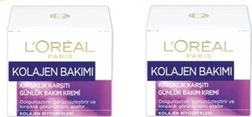 L'Oreal Paris Kolajen Bakımı Kırışıklık Karşıtı Günlük Bakım Krem 2X50Ml