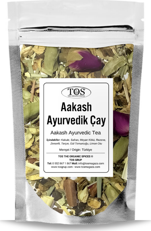 Aakash Ayurvedik Bitkisel Çay 40 gr (1. Kalite) Aakash Ayurvedic Herbal Tea