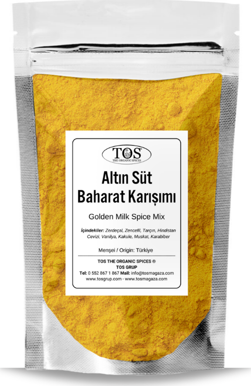 Altın Süt Baharatı 500 gr Golden Milk Spice - Premium Quality | Baharat Karışımı