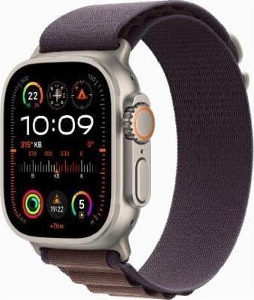 Watch Ultra 2 GPS + Cellular 49mm Natürel Titanyum Kasa ve Indigo-Alpine Loop Kordon Akıllı Saat