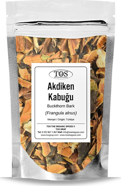Akdiken Kabuğu 250 gr Barut Ağacı (1. Kalite) Frangula alnus / Buckthorn Bark
