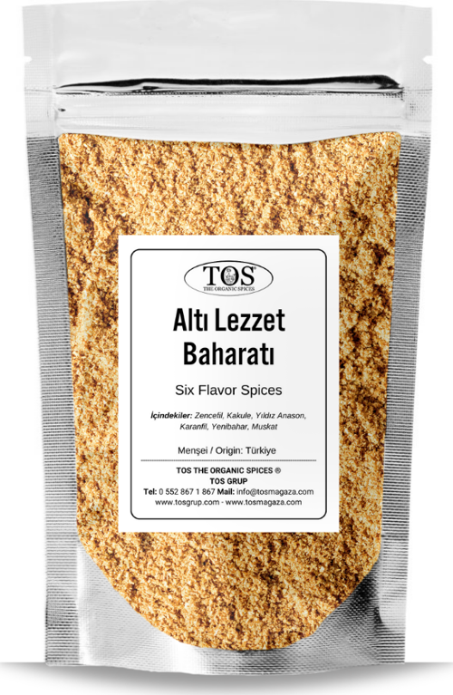 Altı Lezzet Baharatı 250 gr Six Flavors Spice Blend - Premium Quality | Baharat Karışımı