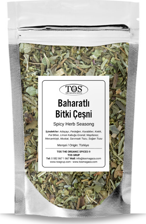 Baharatlı Bitki Çeşni 500  gr Spicy Herb Seasoning - Premium Quality | Baharat Karışımı