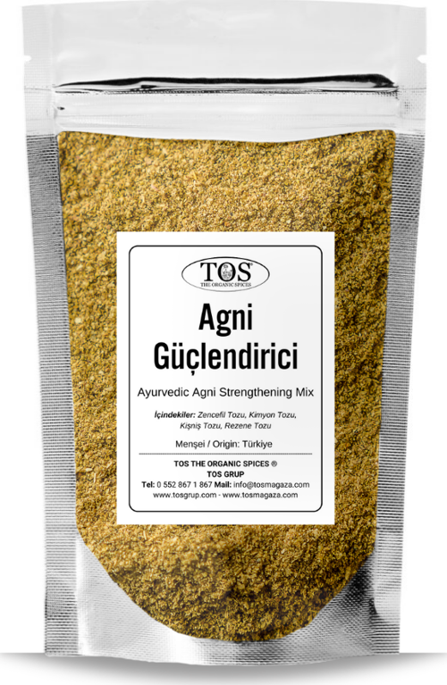 Ayurveda Agni Güçlendirici Karışım 500 gr (1. Kalite) Yoğun Lezzetlerin Buluşması