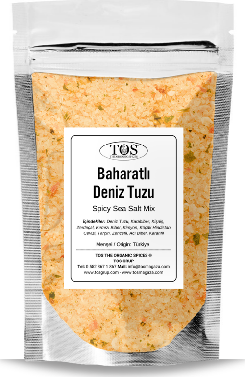 Baharatlı Deniz Tuzu Karışımı 500 gr Spicy Sea Salt Blend - Premium Quality | Baharat Karışımı