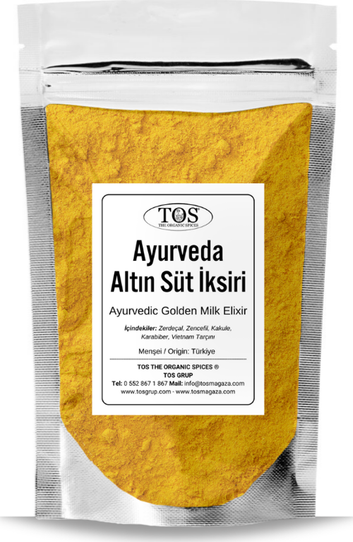 Ayurveda Altın Süt İksiri 100 gr (1. Kalite) Baharatlarla Yenilenme Zamanı