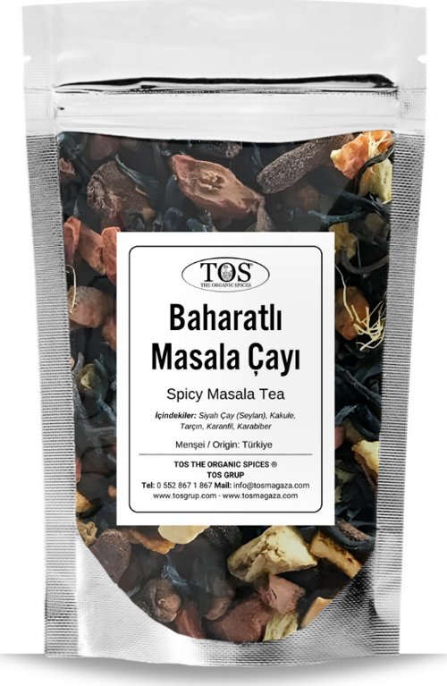 Baharatlı Masala Çayı 100 gr (1. Kalite) Spiced Masala Tea