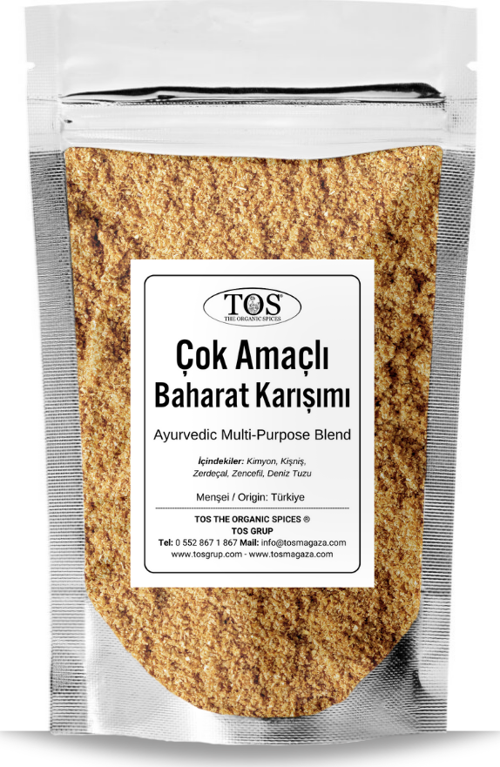 Ayurveda Çok Amaçlı Karışım 500 gr (1. Kalite) Mutfağın Her Yönü İçin