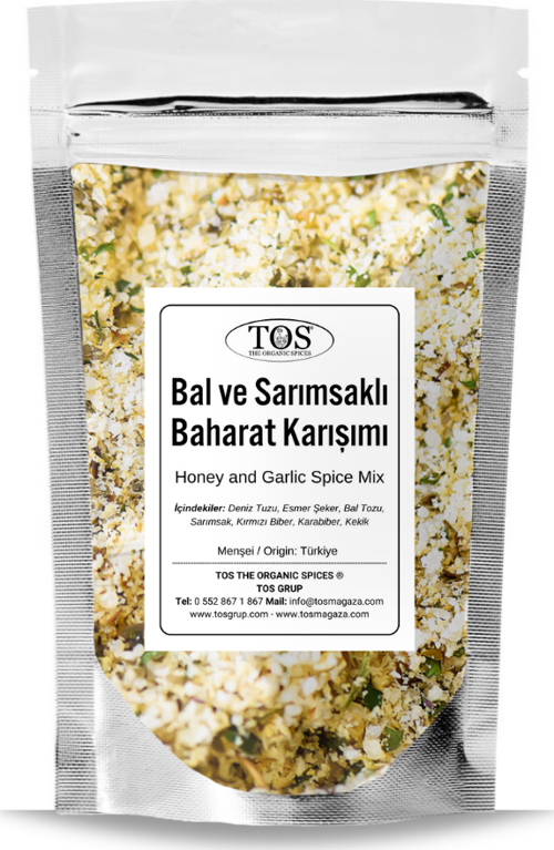 Bal ve Sarımsaklı Baharat Karışımı 500 gr Honey and Garlic Spice Blend - Premium Quality