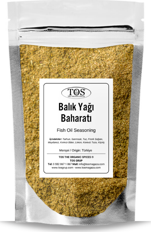 Balık Yağı Baharatı 500 gr Fish Oil Spice Blend - Premium Quality | Baharat Karışımı