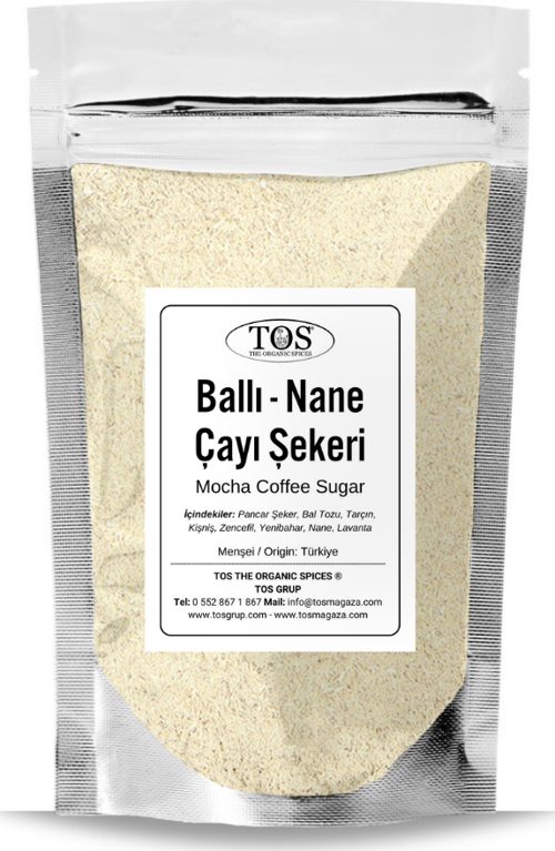 Ballı - Nane Çayı Şekeri 250 gr (1. Kalite) Honey - Mint Tea Sugar