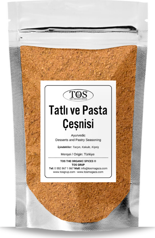 Ayurveda Tatlı ve Pasta Çeşni 500 gr (1. Kalite) Pastalar İçin Efsane Tat