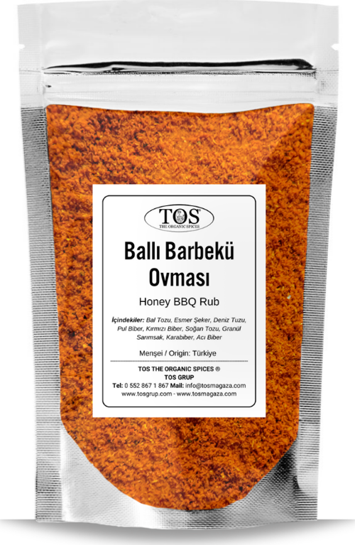Ballı Barbekü Ovması 100 gr Honey BBQ Rub - Premium Quality | Baharat Karışımı