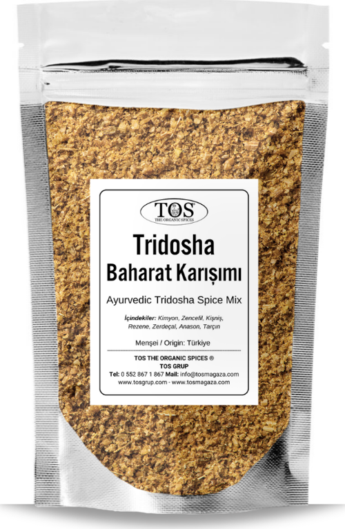 Ayurveda Tridosha Baharat Karışımı 500 gr (1. Kalite) Üç Aromanın Mükemmel Dengesi