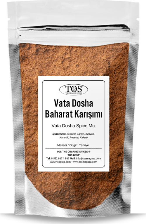Ayurveda Vata Dosha Baharat Karışımı 250 gr (1. Kalite) Hava ve Eterin Hafifliği