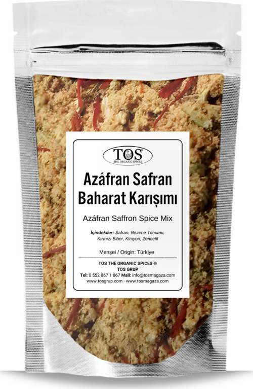 Azáfran Safran Baharat Karışımı 500 gr Azáfran Saffron Spice Blend - Premium Quality