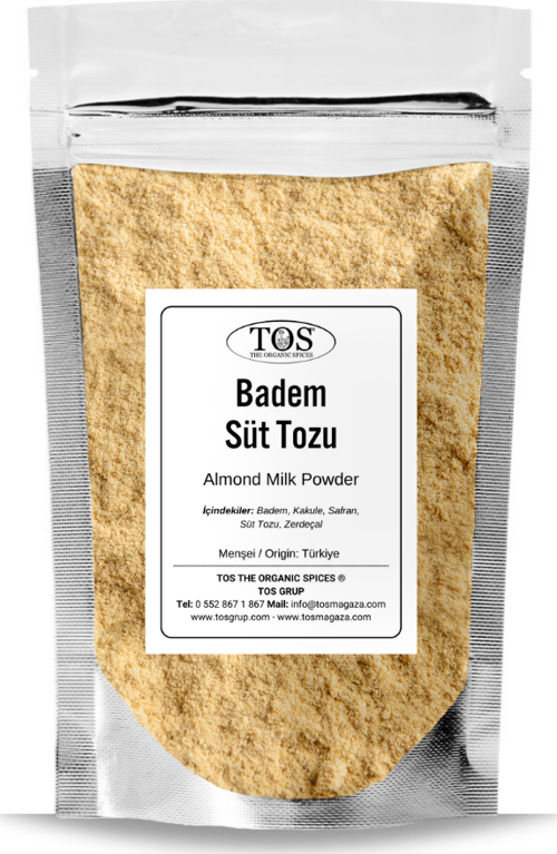 Badem Süt Tozu 500 gr Almond Milk Powder - Premium Quality | Baharat Karışımı