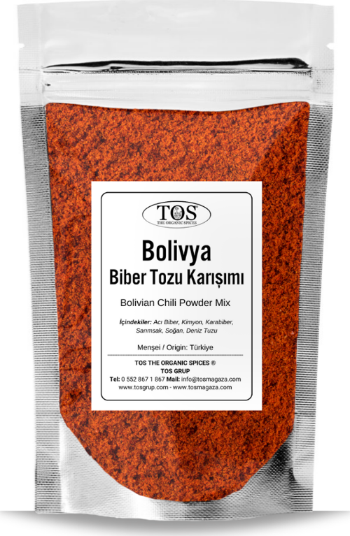 Bolivya Biber Tozu Karışımı 100 gr (1. Kalite) Bolivian Chili Powder Mix