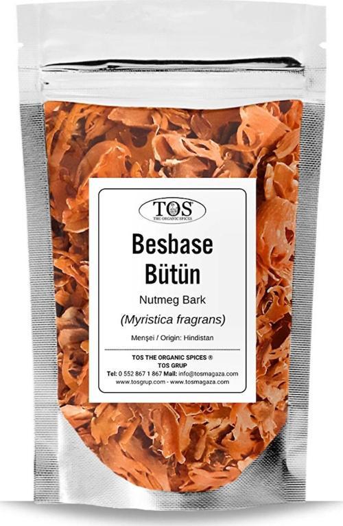 Besbase Bütün 250 gr (1. Kalite) Myristica fragrans / Nutmeg Bark