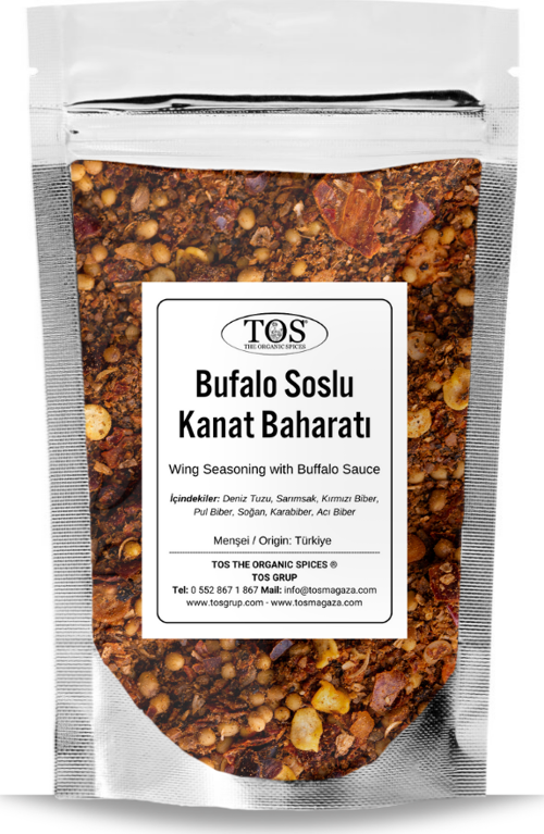 Bufalo Soslu Kanat Baharatı 500 gr Buffalo Wing Spice - Premium Quality | Baharat Karışımı