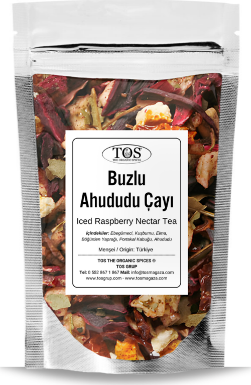 Buzlu Ahududu Nektarı Çayı 40 gr (1. Kalite) Iced Raspberry Nectar Tea
