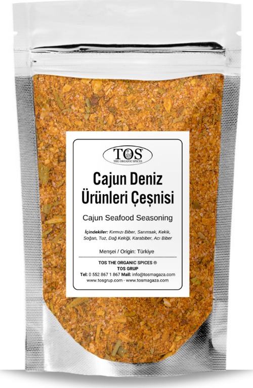Cajun Deniz Ürünleri Çeşnisi 100 gr Cajun Seafood Seasoning - Premium Quality | Baharat Karışımı