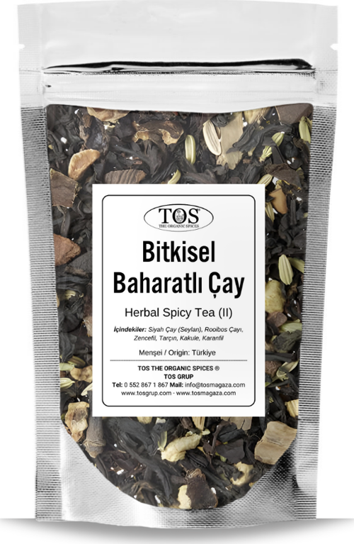 Bitkisel Baharatlı Çay (II) 250 gr (1. Kalite) Herbal Spiced Tea (II)