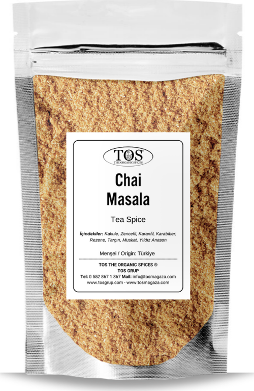 Chai Masala 500 gr Indian Tea Spice Blend - Premium Quality | Baharat Karışımı