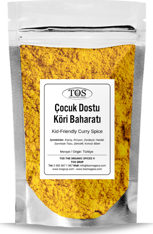 Çocuk Dostu Köri Baharatı 100 gr Kid-Friendly Curry Spice - Premium Quality | Baharat Karışımı