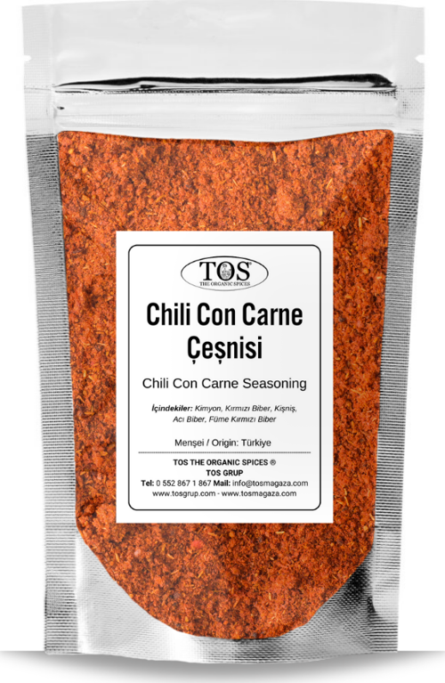 Chili Con Carne Çeşnisi 500 gr Chili Con Carne Seasoning - Premium Quality | Baharat Karışımı