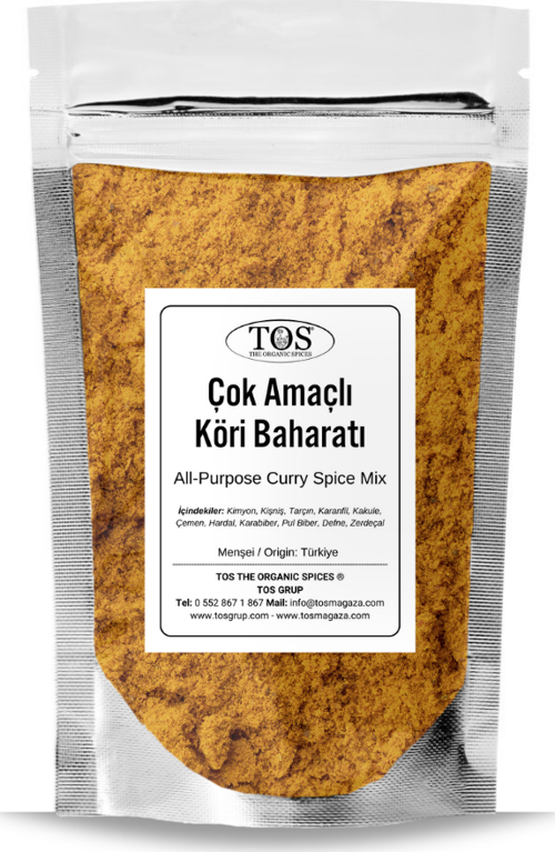 Çok Amaçlı Köri Baharat Karışımı 250 gr All-Purpose Curry Spice Blend - Premium Quality