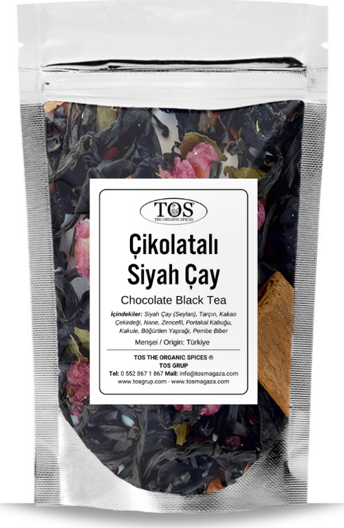 Çikolatalı Siyah Çay 40 gr (1. Kalite) Chocolate Black Tea