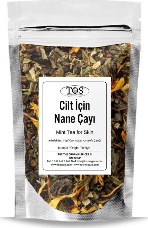 Cilt İçin Nane Çayı 100 gr (1. Kalite) Mint Tea for Skin
