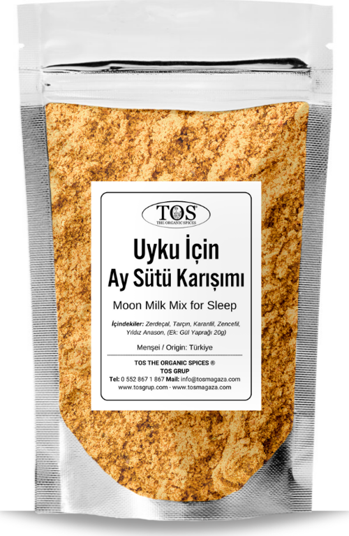 Dinlendirici Uyku İçin Ay Sütü Karışımı 250 gr (1. Kalite) Restful Sleep Moon Milk Blend