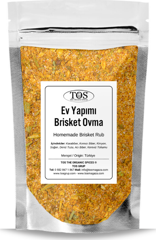 Ev Yapımı Brisket Ovma 100 gr Homemade Brisket Rub - Premium Quality | Baharat Karışımı