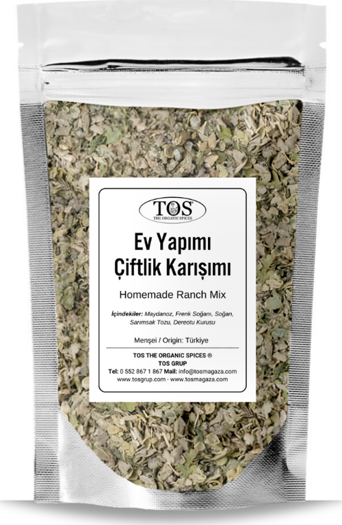 Ev Yapımı Çiftlik Karışımı 100 gr Homemade Ranch Mix - Premium Quality | Baharat Karışımı