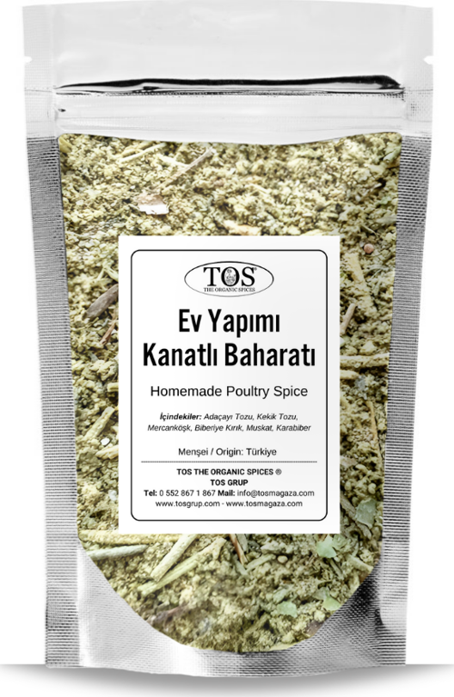 Ev Yapımı Kanatlı Baharatı 100 gr Homemade Poultry Spice - Premium Quality | Baharat Karışımı