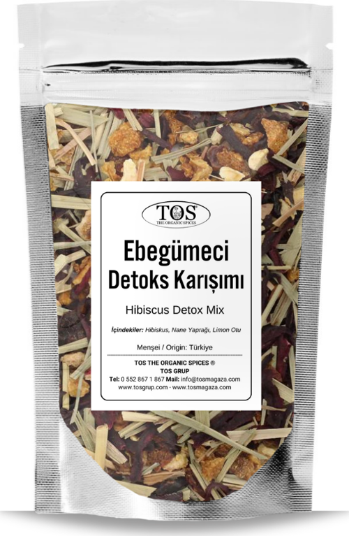 Ebegümeci Detoks Karışımı 40 gr (1. Kalite) Mallow Detox Blend