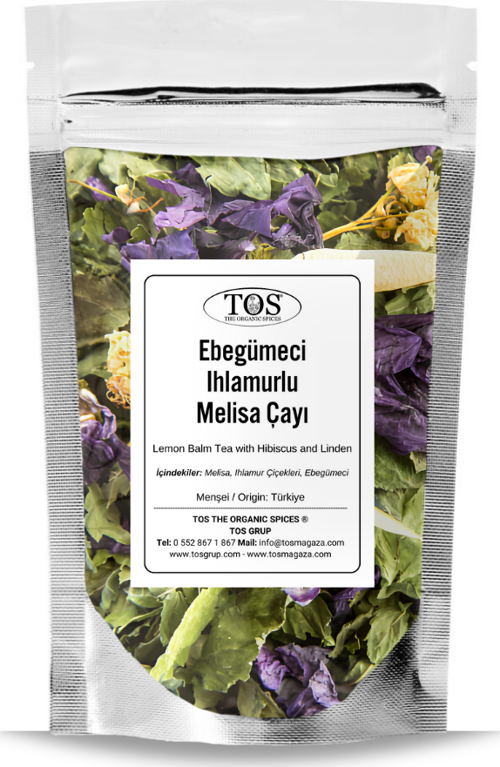 Ebegümeci ve Ihlamurlu Melisa Çayı 250 gr (1. Kalite) Mallow and Linden Lemon Balm Tea
