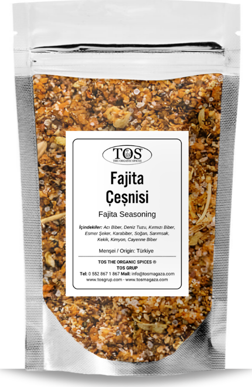 Fajita Çeşnisi 100 gr Fajita Seasoning - Premium Quality | Baharat Karışımı